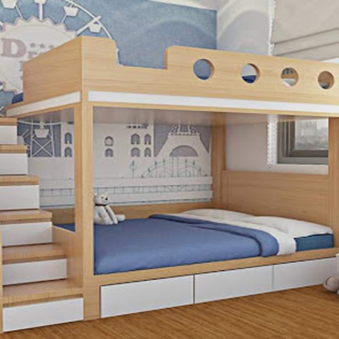 Thiết kế giường tầng cho bé trai