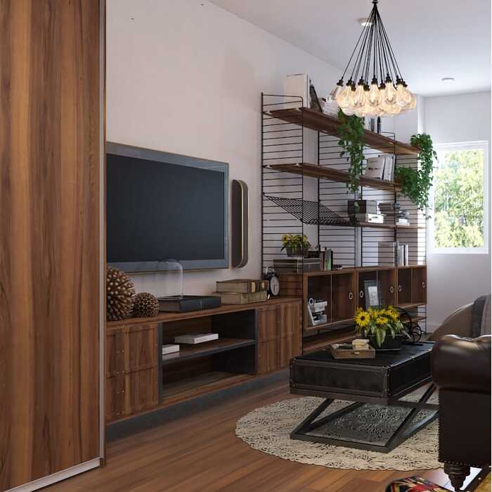 Kệ tivi gỗ tự nhiên - nội thất sang trọng cho phòng khách 