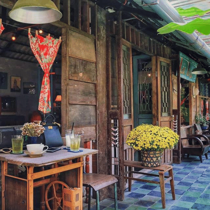Bàn ghế cafe vintage Đà Nẵng 