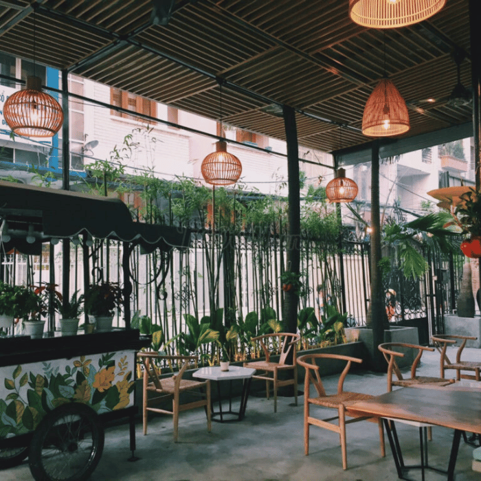 Bàn ghế cafe vintage Đà Nẵng đẹp