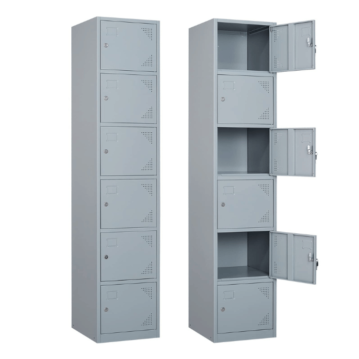 Tủ locker có nhiều loại với số lượng ngăn khác nhau cho bạn lựa chọn