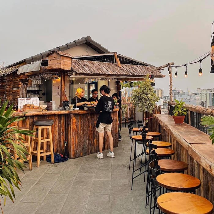 Thiết kế quán cà phê sân thượng Đà Nẵng