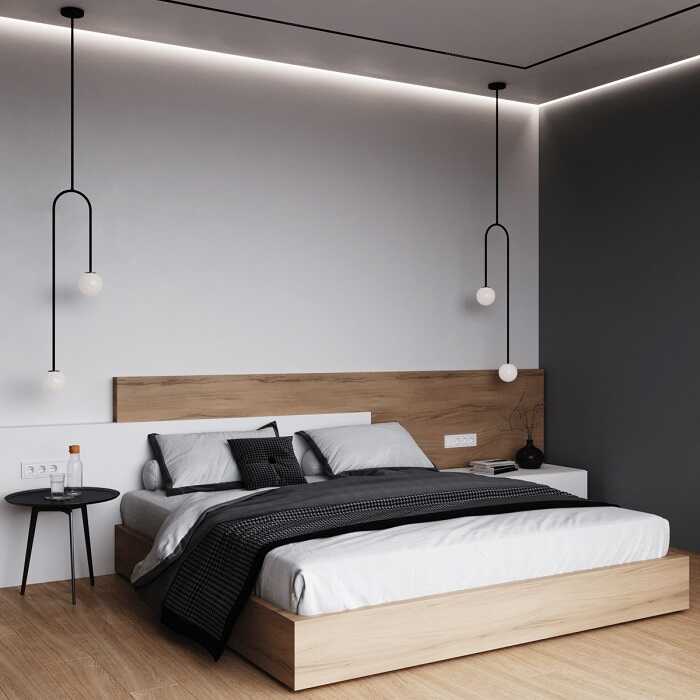 Phòng ngủ với phong cách tối giản 