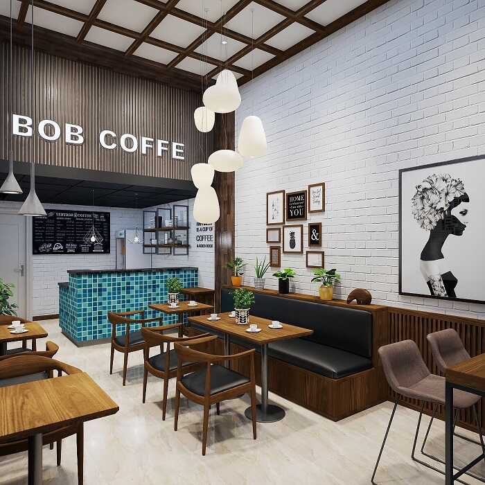 Thiết kế quán cà phê đẹp Đà Nẵng 